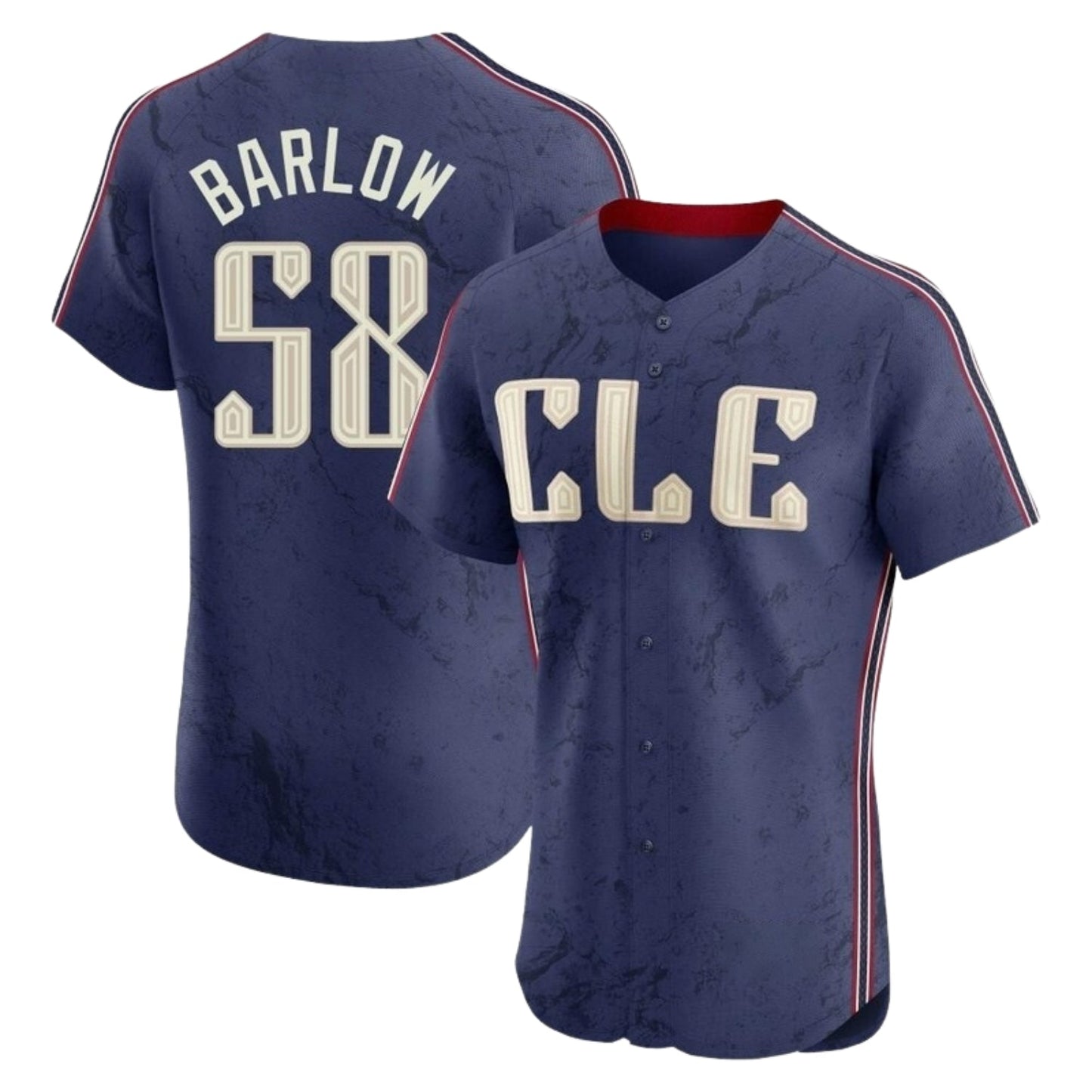 Baseball Scott Barlow Cleveland Guardians 58 Jersey