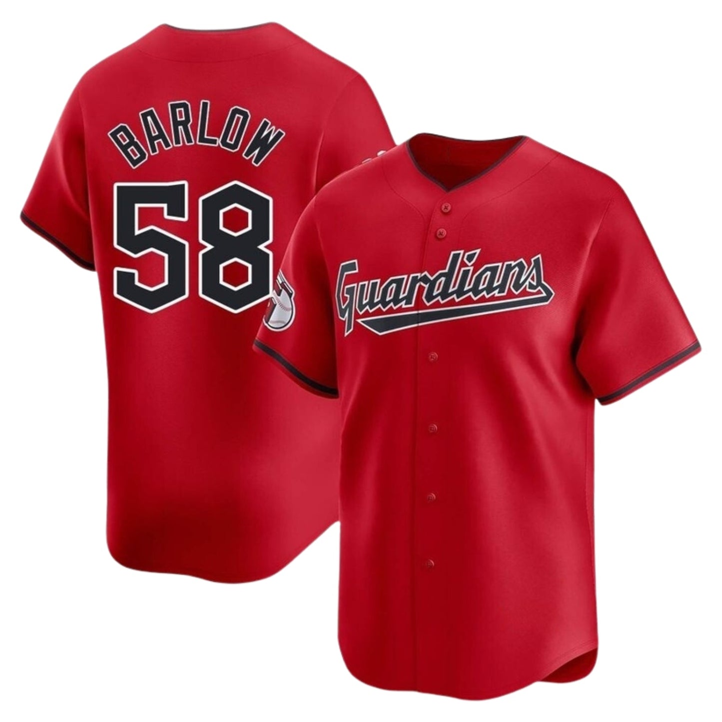 Baseball Scott Barlow Cleveland Guardians 58 Jersey