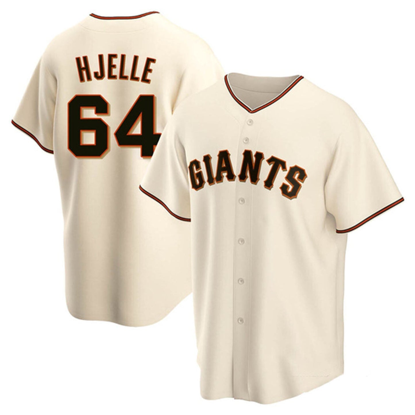Baseball Sean Hjelle San Francisco Giants 64 Jersey