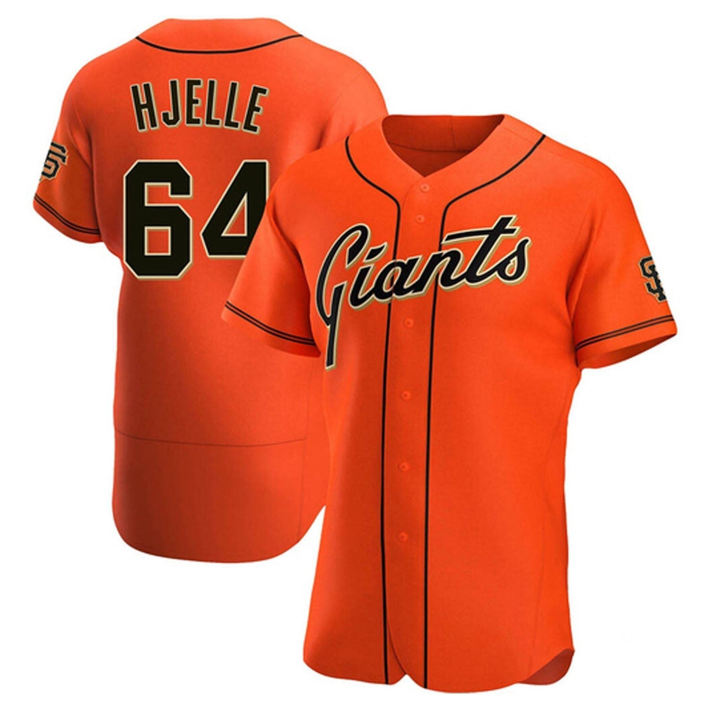 Baseball Sean Hjelle San Francisco Giants 64 Jersey