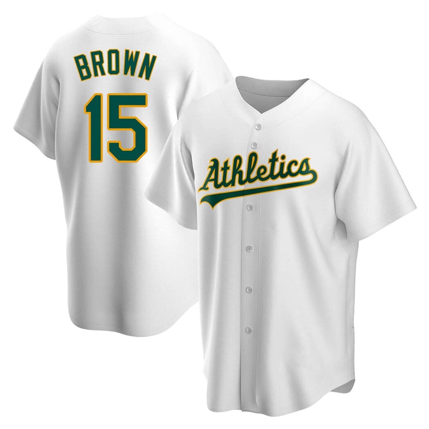 Baseball Seth Brown Oakland Athletics 15 Jersey