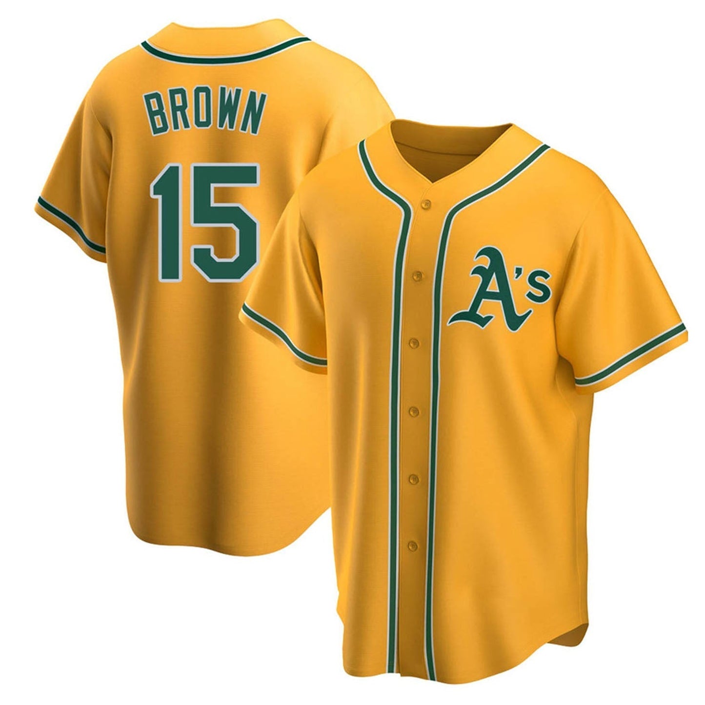 Baseball Seth Brown Oakland Athletics 15 Jersey