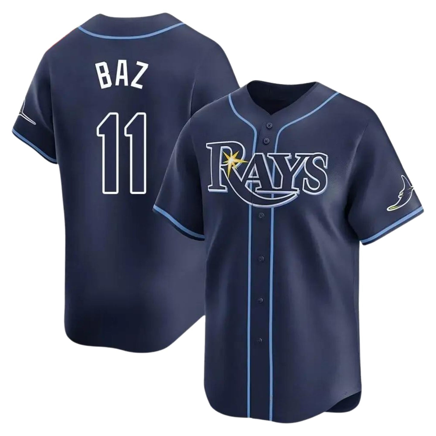 Baseball Shane Baz Tampa Bay Rays 11 Jersey