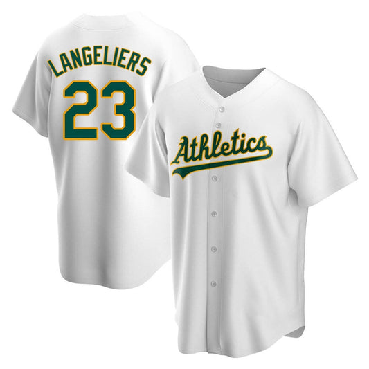 Baseball Shea Langeliers Oakland Athletics 23 Jersey