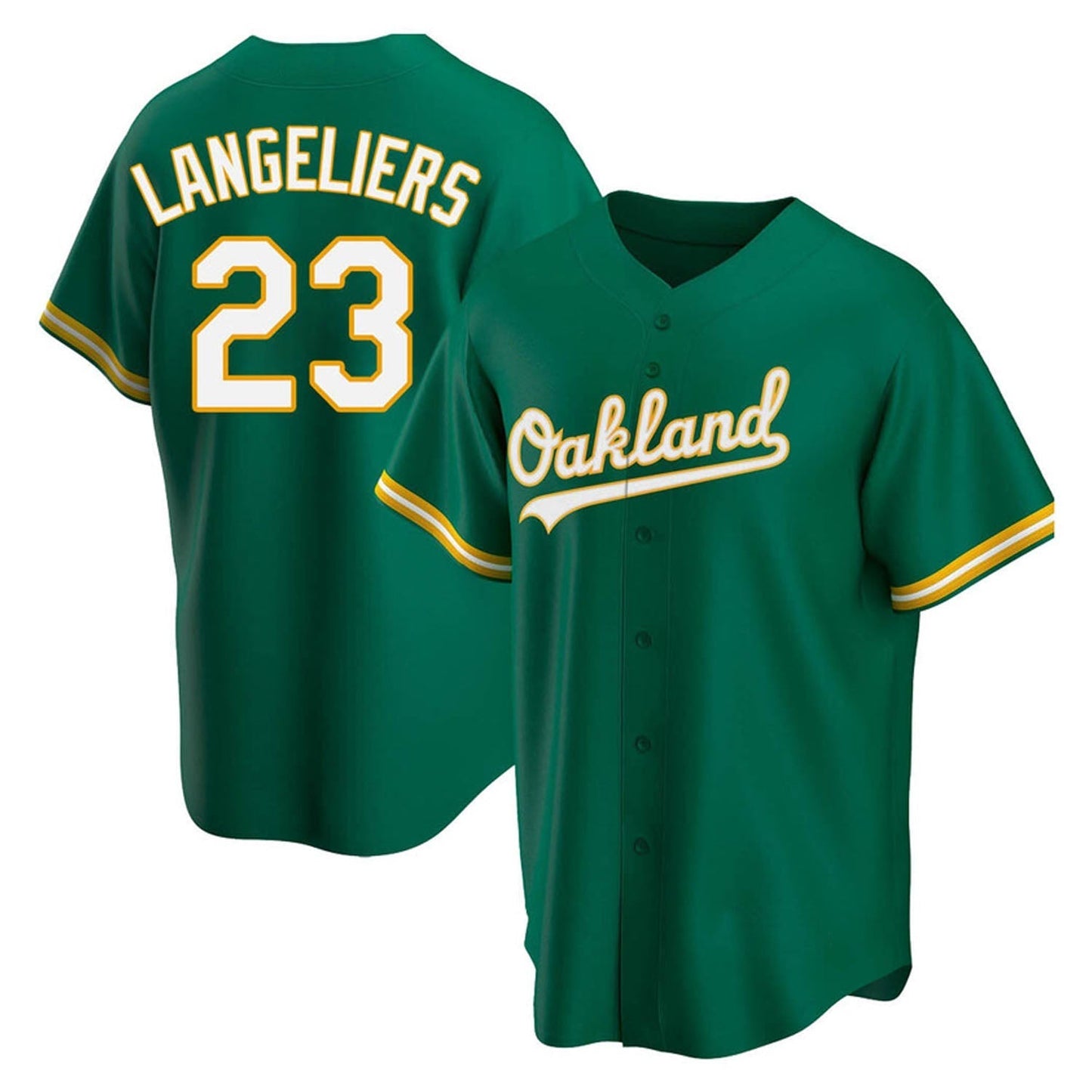 Baseball Shea Langeliers Oakland Athletics 23 Jersey