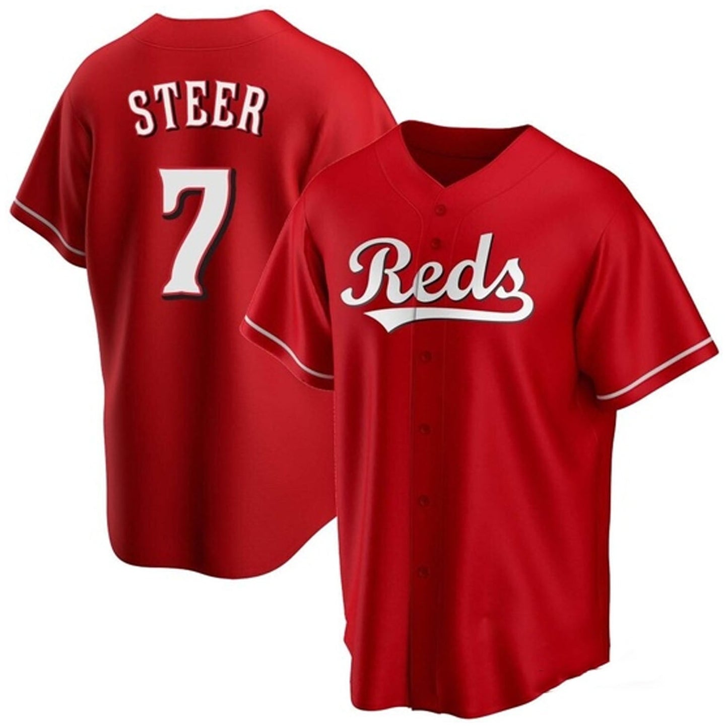 Baseball Spencer Steer Cincinnati Reds 7 Jersey