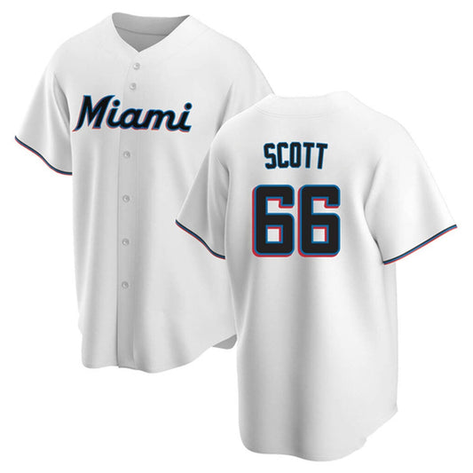 Baseball Tanner Scott Miami Marlins 66 Jersey