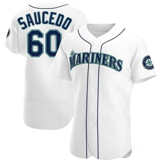 Baseball Tayler Saucedo Seattle Mariners 60 Jersey