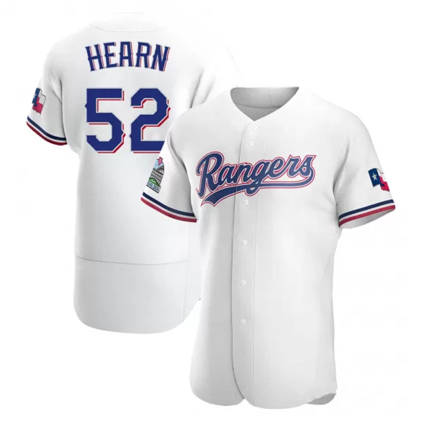 Baseball Taylor Hearn Texas Rangers 52 Jersey