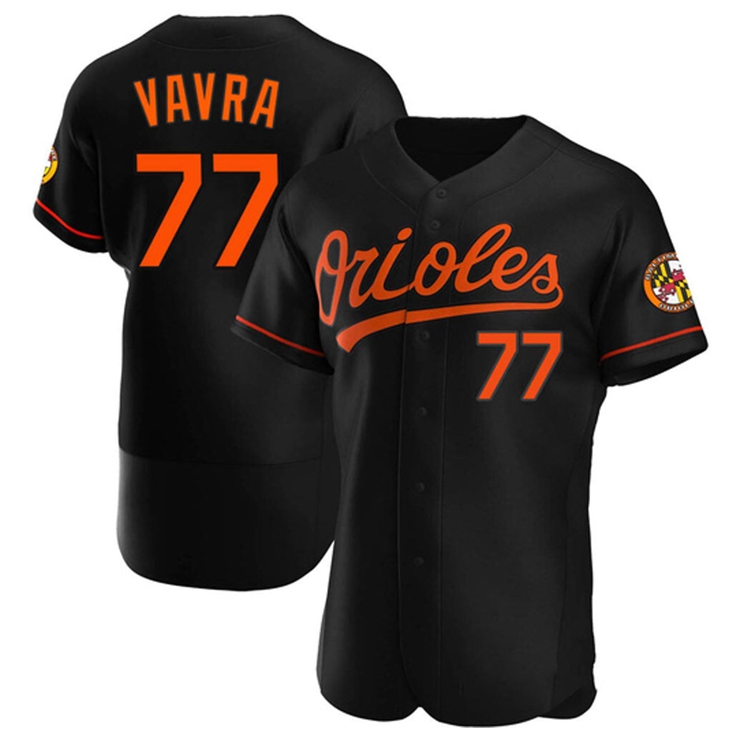 Baseball Terrin Vavra Baltimore Orioles 77 Jersey