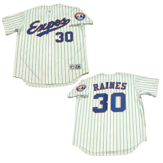 Baseball Tim Raines Montreal Expos 30 Jersey