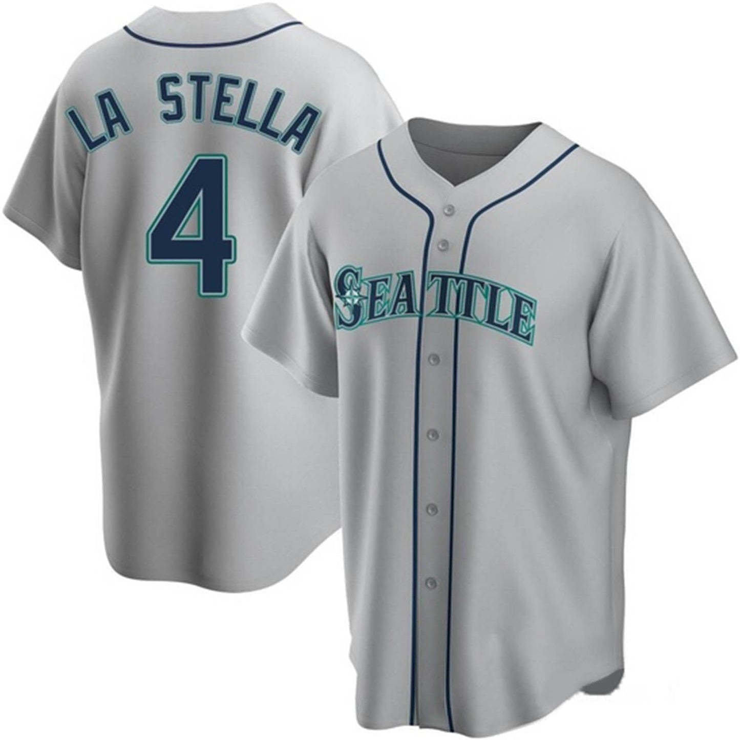 Baseball Tommy La Stella Seattle Mariners 4 Jersey