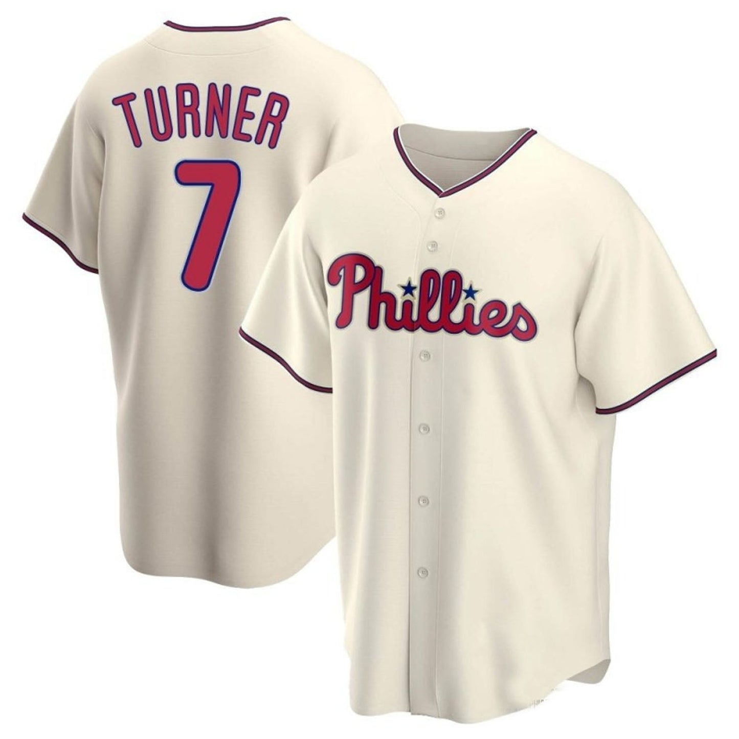 Baseball Trea Turner Philedelphia Phillies 7 Jersey
