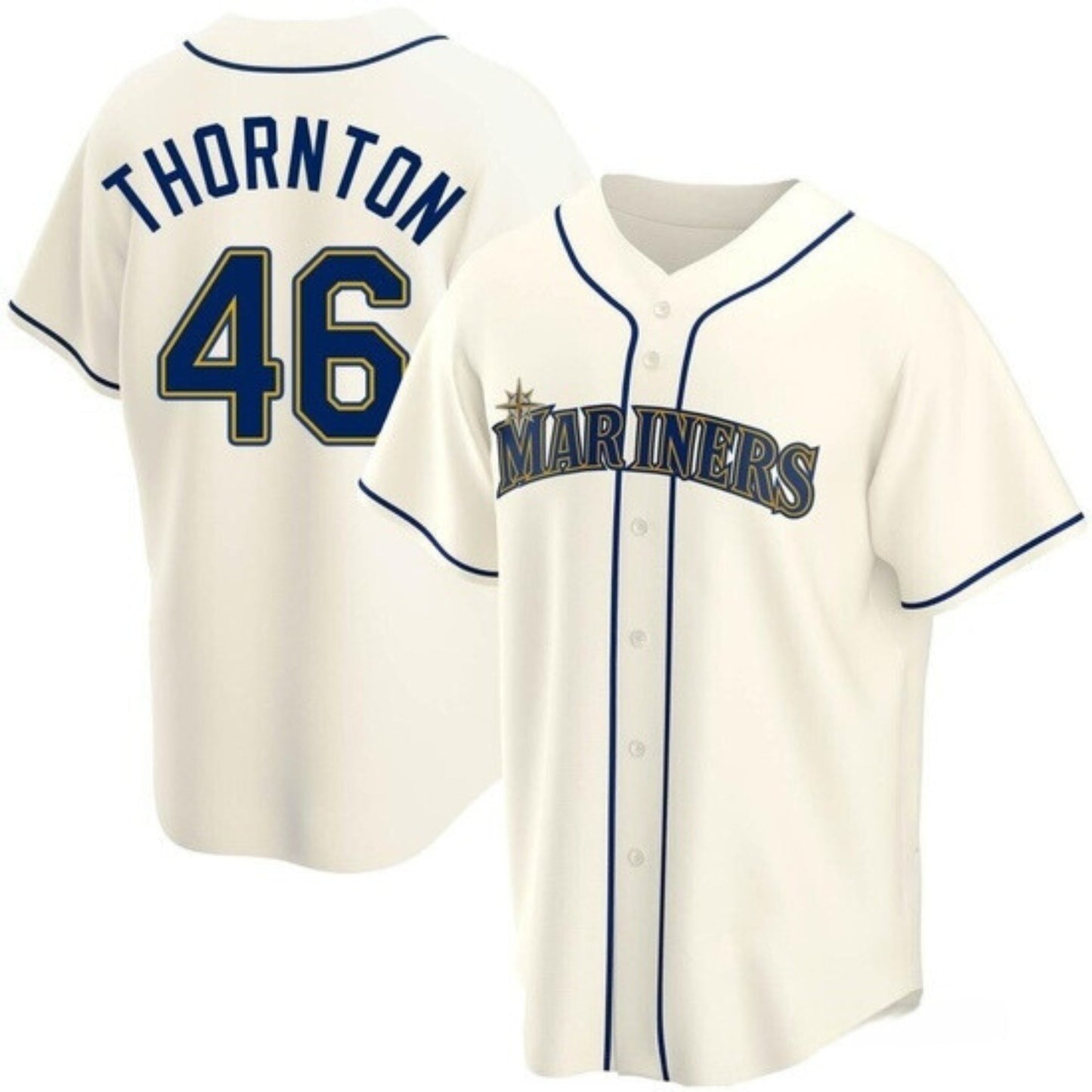 Baseball Trent Thornton Seattle Mariners 46 Jersey