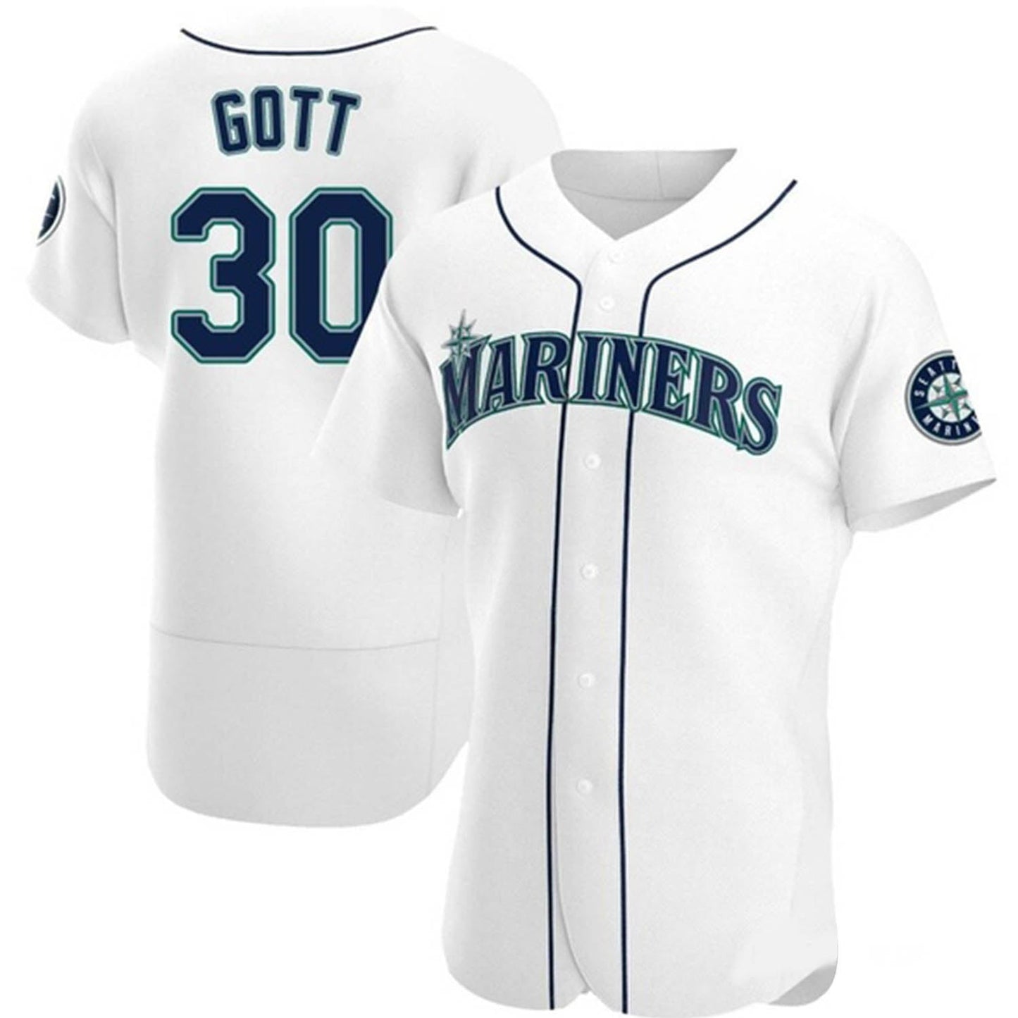 Baseball Trevor Gott Seattle Mariners 30 Jersey