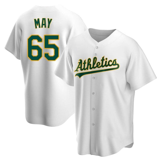 Baseball Trevor May Oakland Athletics 65 Jersey