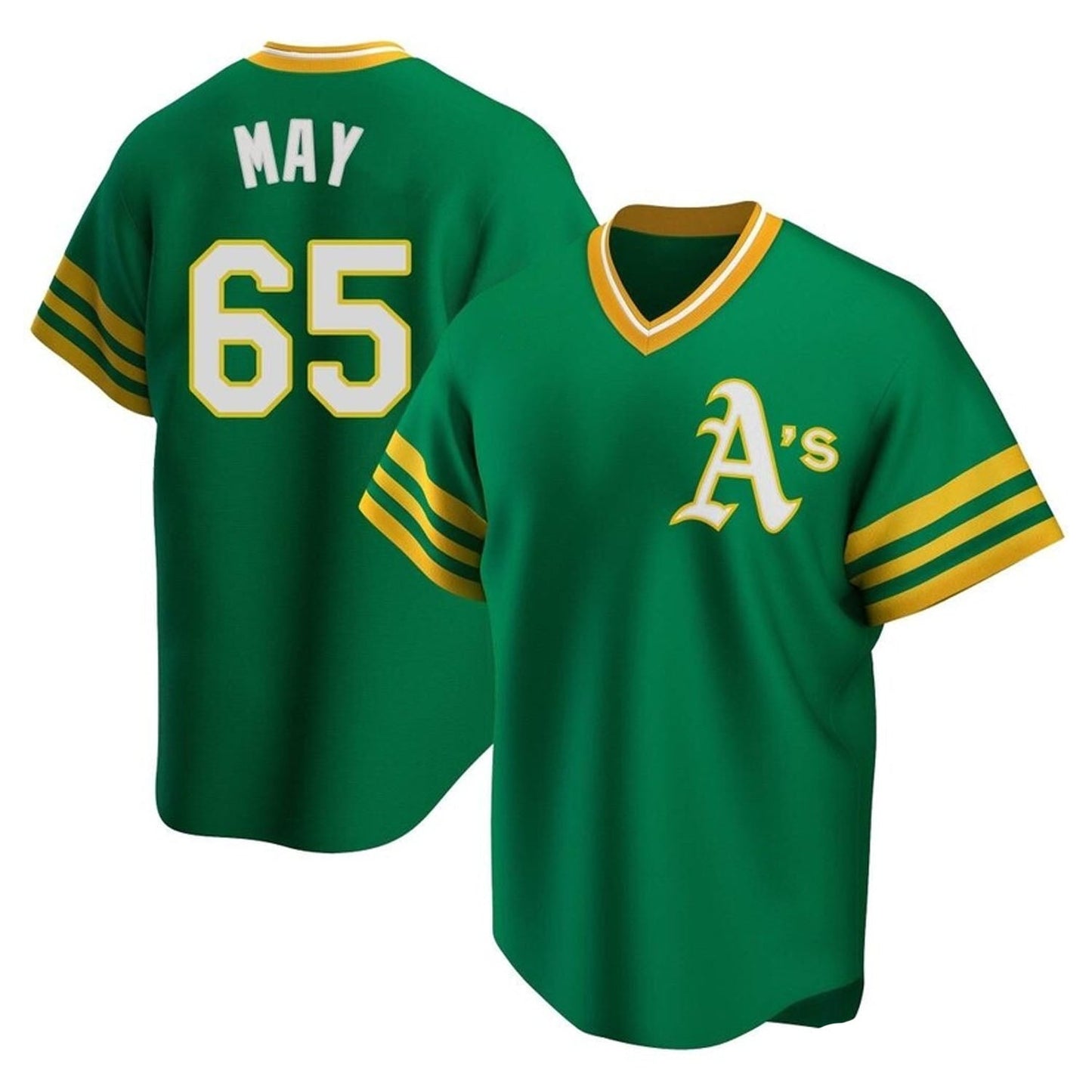 Baseball Trevor May Oakland Athletics 65 Jersey