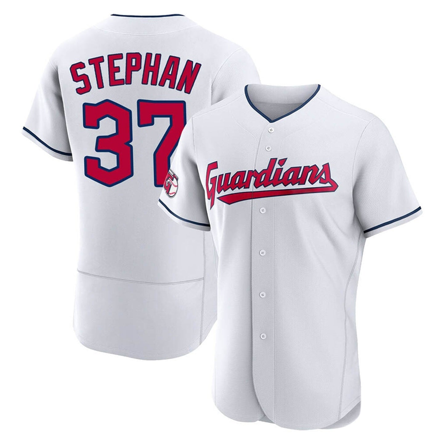 Baseball Trevor Stephan Cleveland Indians 37 Jersey