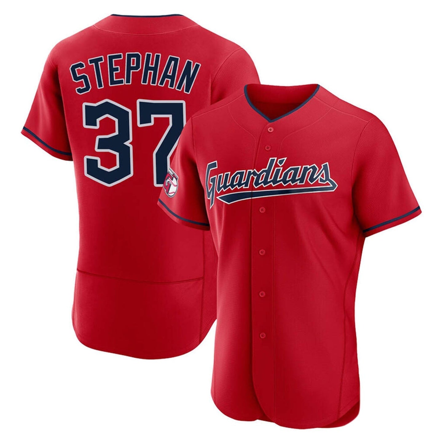 Baseball Trevor Stephan Cleveland Indians 37 Jersey