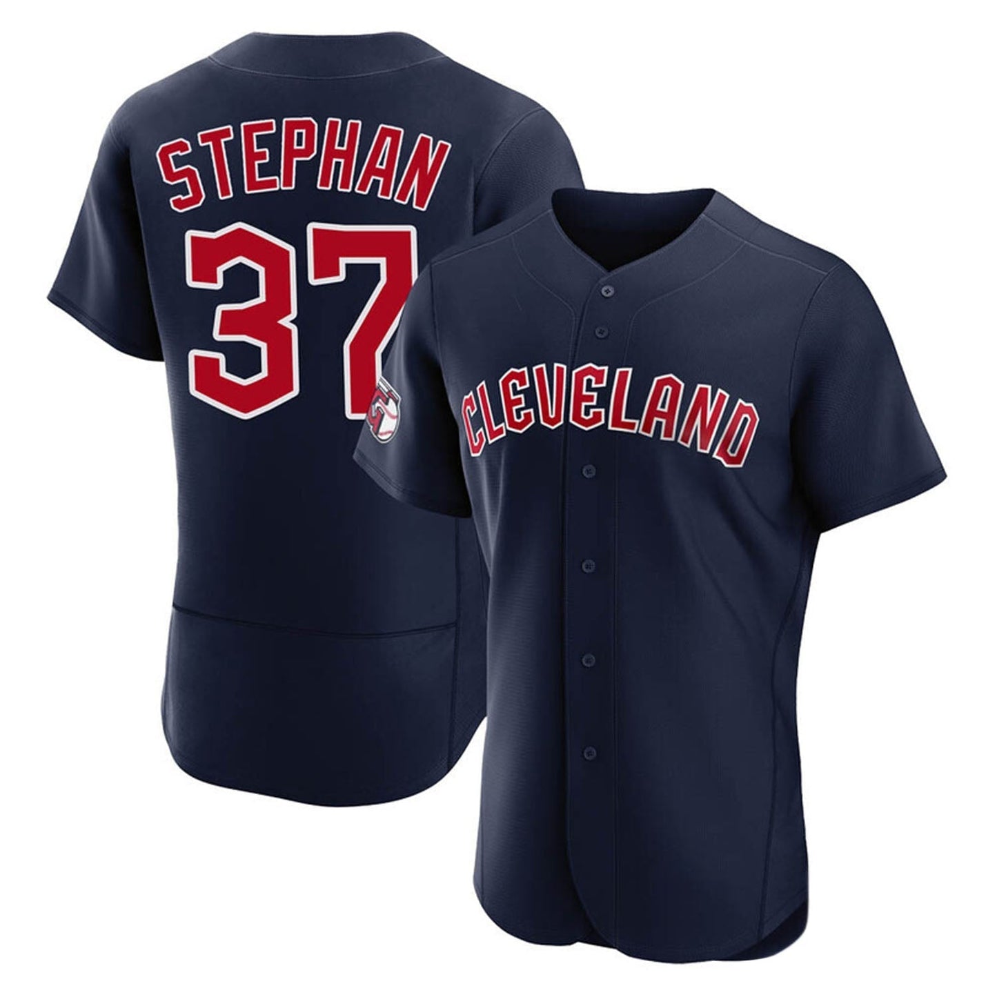 Baseball Trevor Stephan Cleveland Indians 37 Jersey