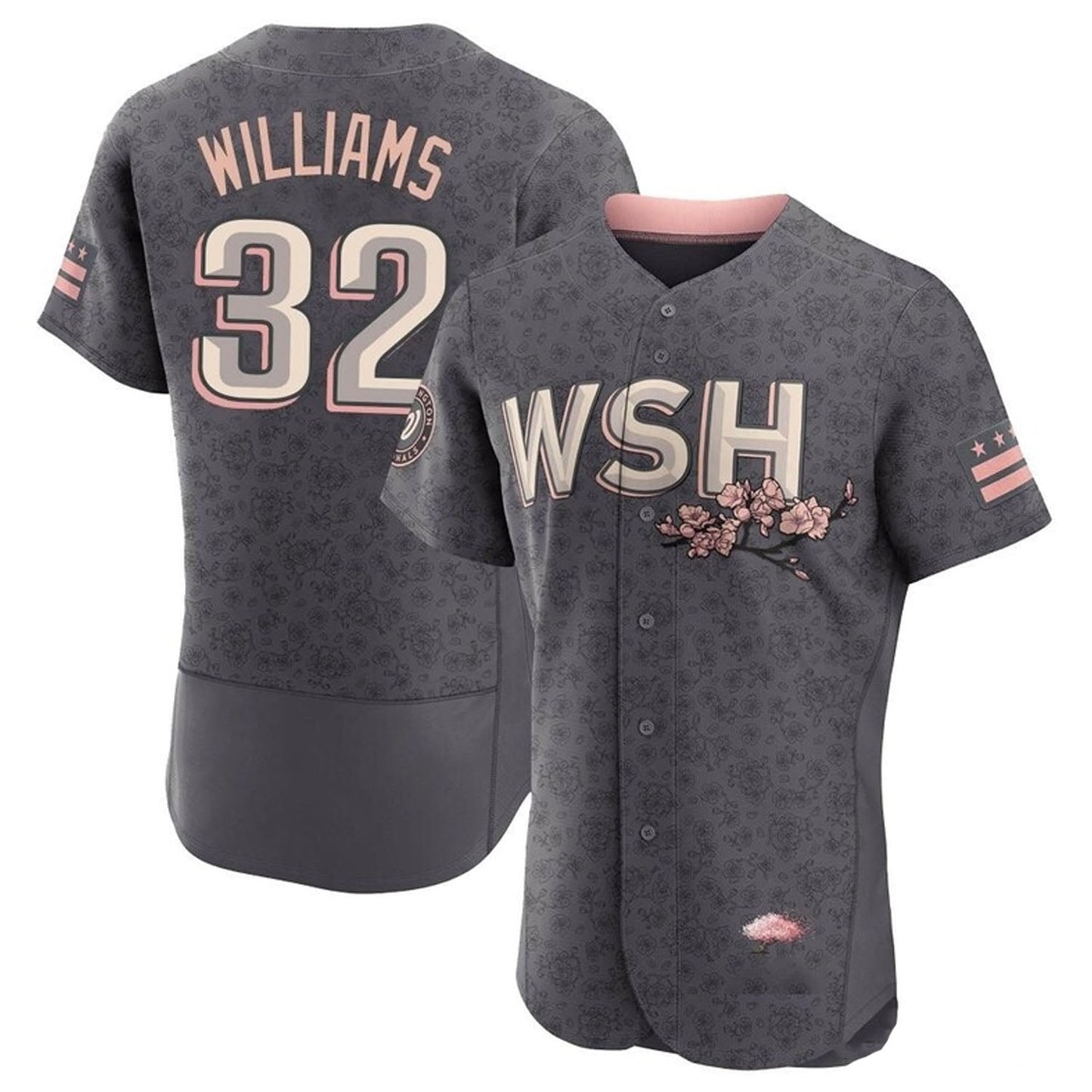 Baseball Trevor Williams Washington Nationals 32 Jersey