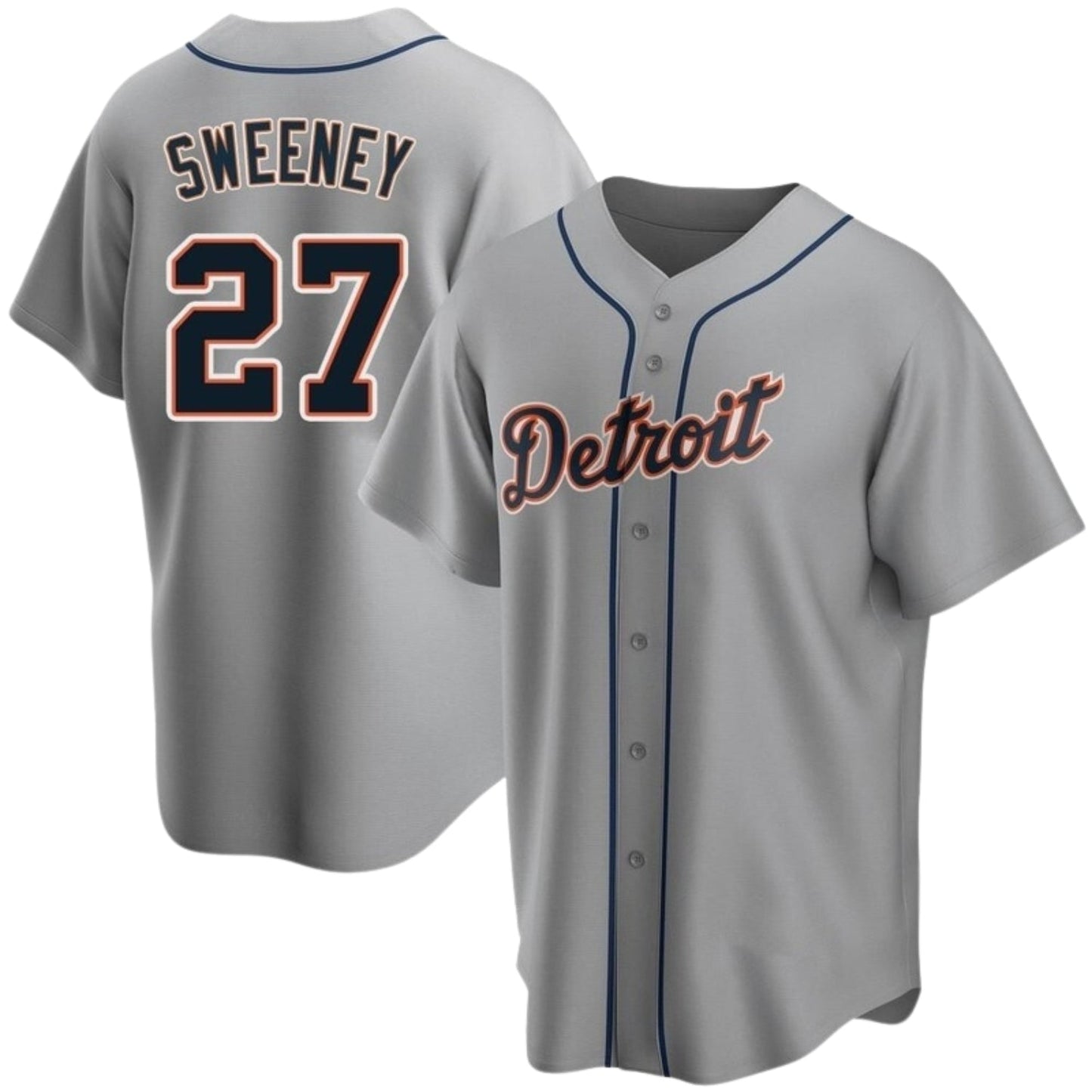 Baseball Trey Sweeney Detroit Tigers 27 Jersey