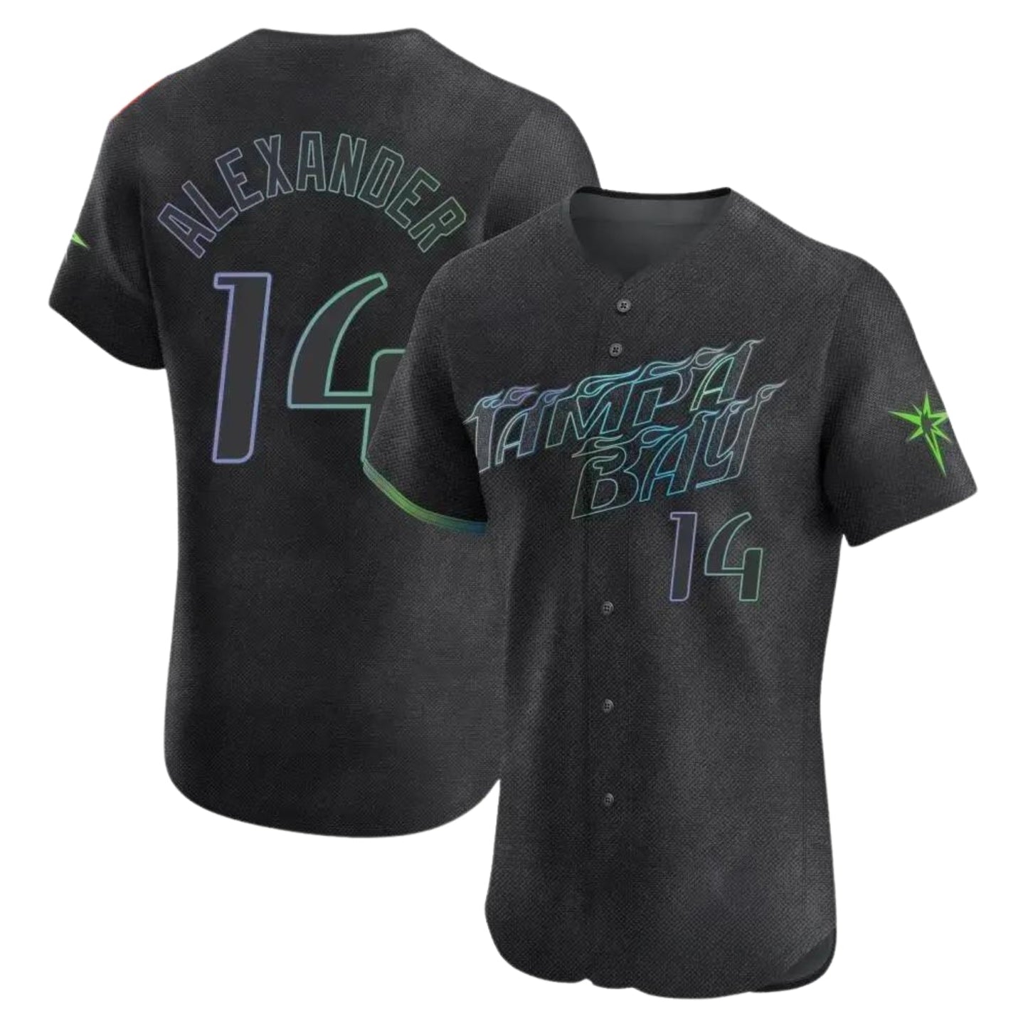 Baseball Tyler Alexander Tampa Bay Rays 14 Jersey