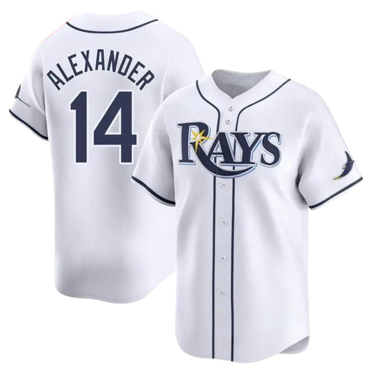 Baseball Tyler Alexander Tampa Bay Rays 14 Jersey