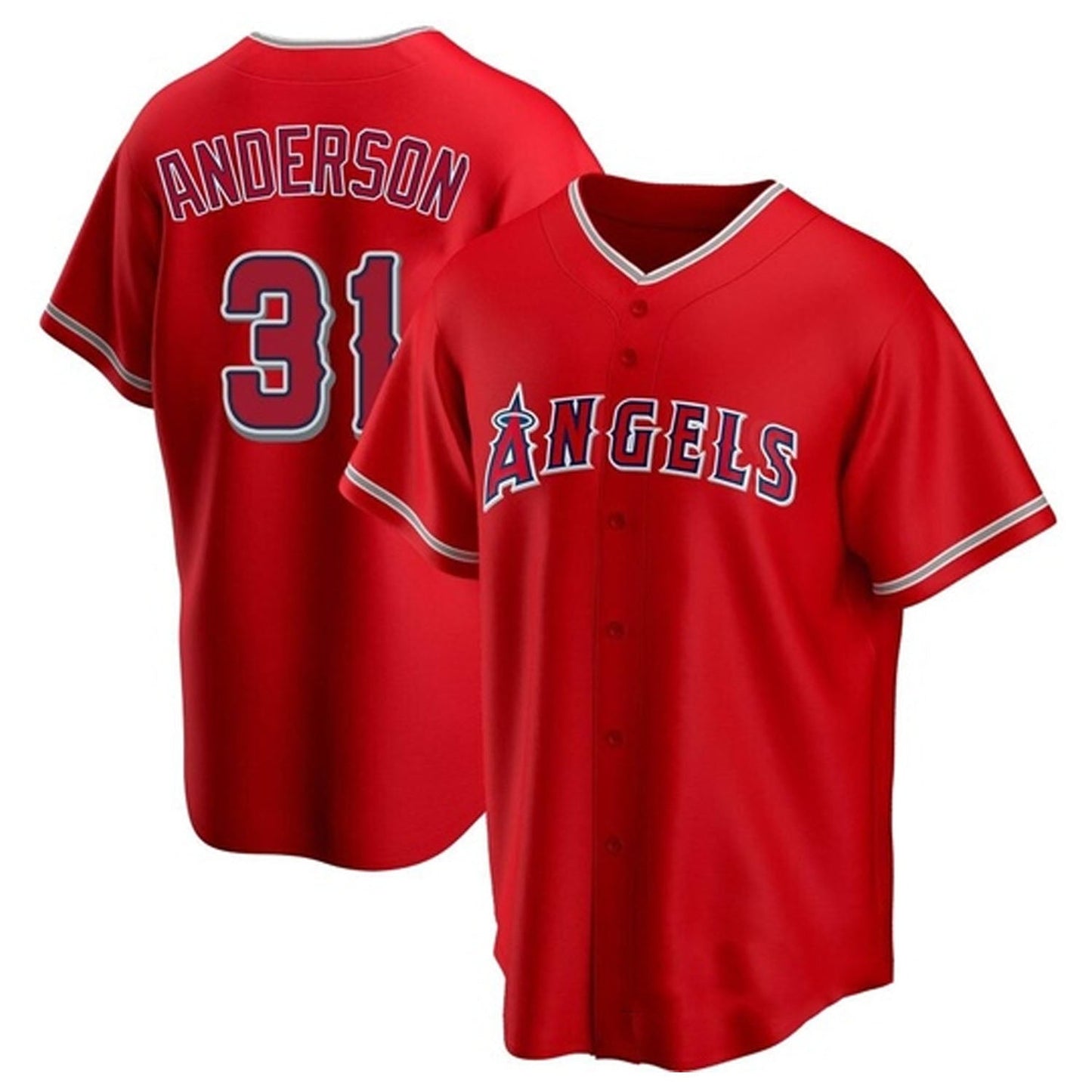 Baseball Tyler Anderson Los Angeles Angels 31 Jersey