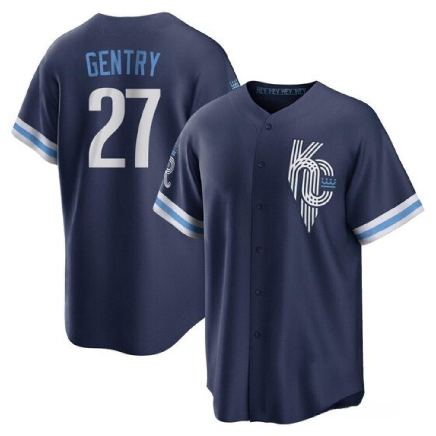 Baseball Tyler Gentry Kansas City Royals 27 Jersey