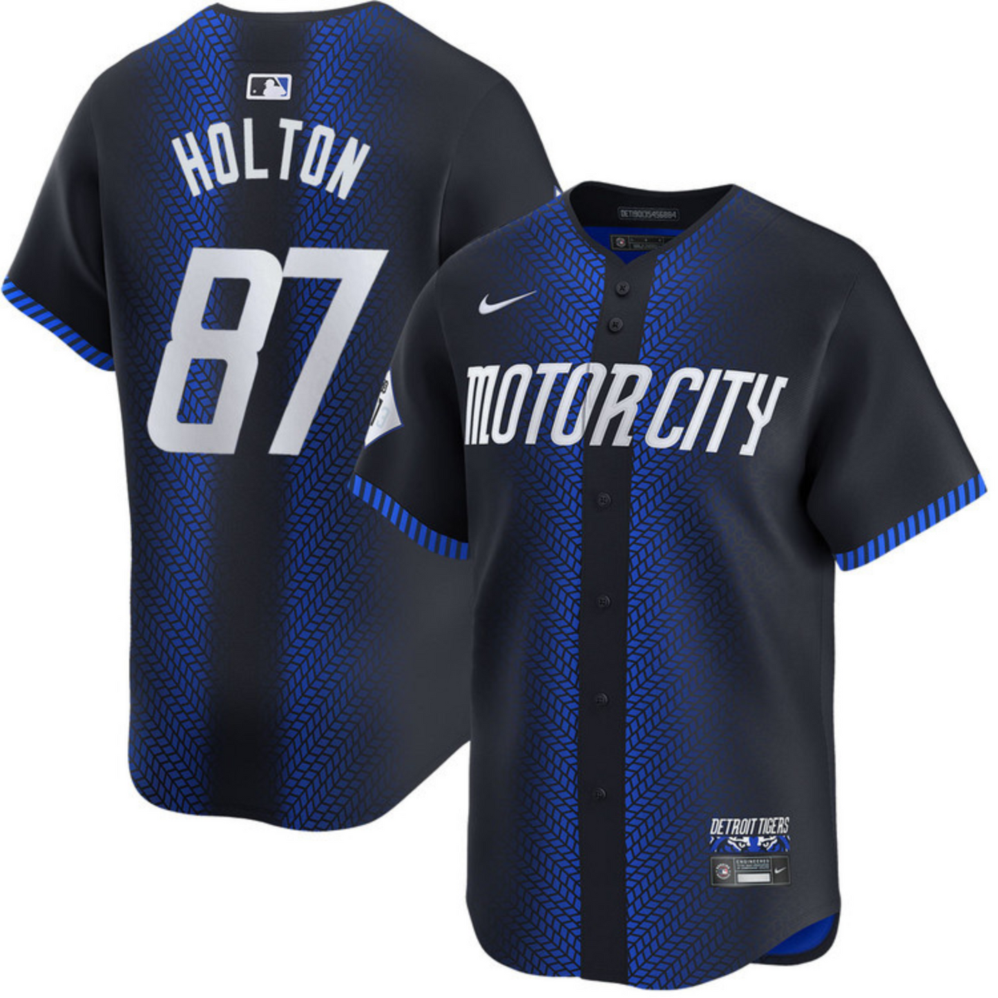 Baseball Tyler Holton Detroit Tigers 87 Jersey