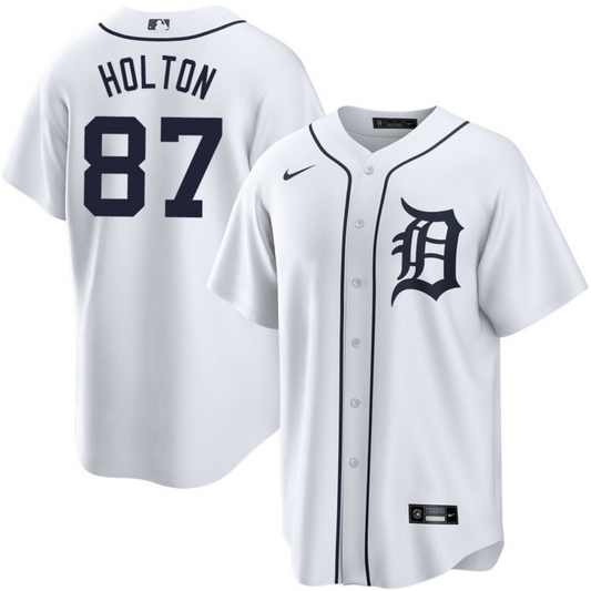 Baseball Tyler Holton Detroit Tigers 87 Jersey