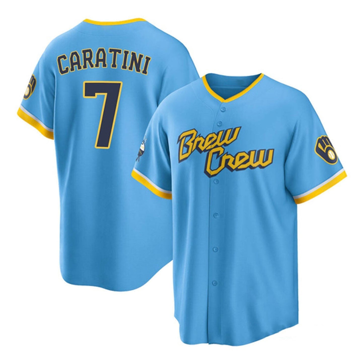 Baseball Victor Caratini Milwaukee Brewers 7 Jersey