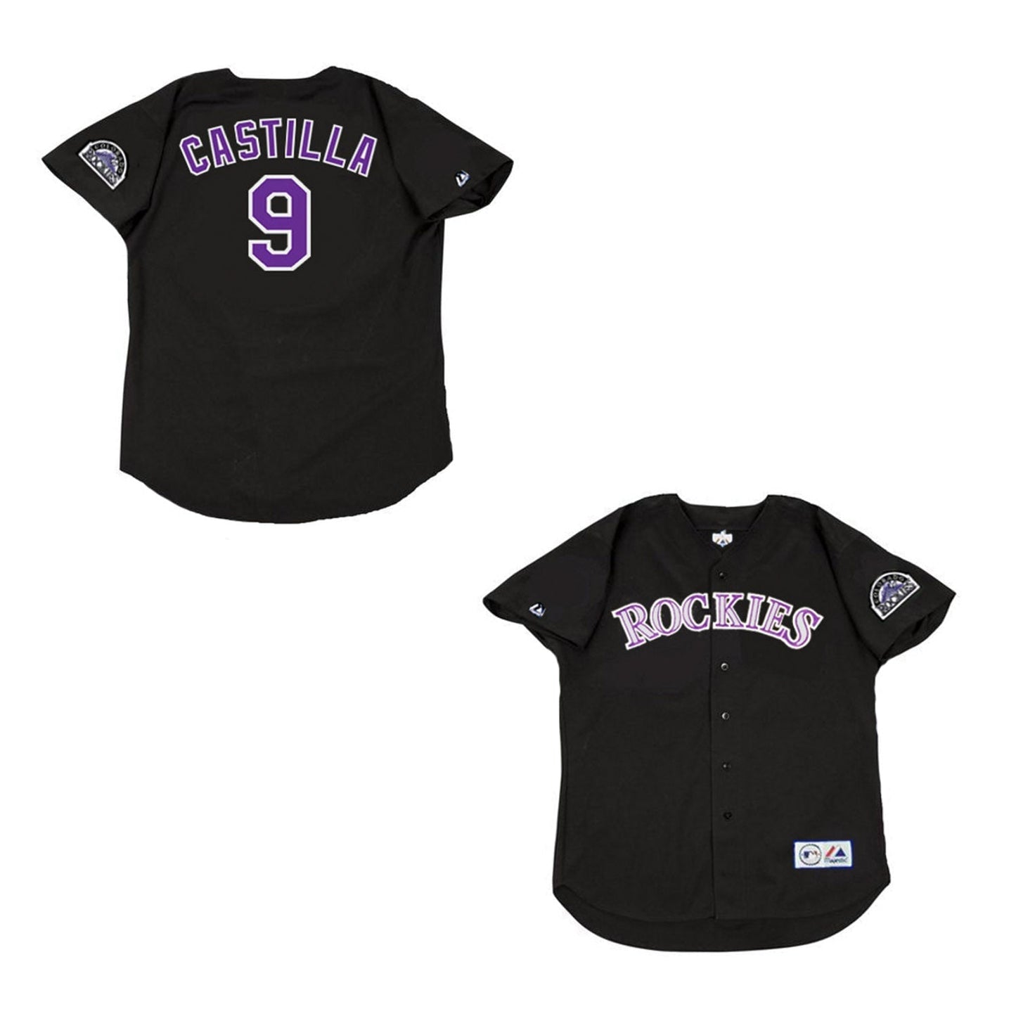 Baseball Vinny Castilla Colorado Rockies 9 Jersey