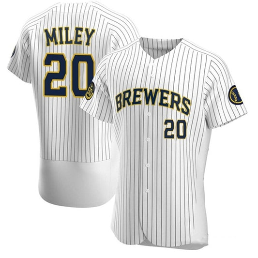 Baseball Wade Miley Milwaukee Brewers 20 Jersey