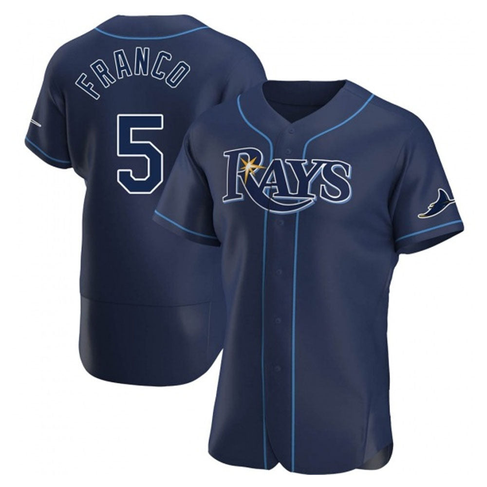 Baseball Wander Franco Tampa Bay Rays 5 Jersey