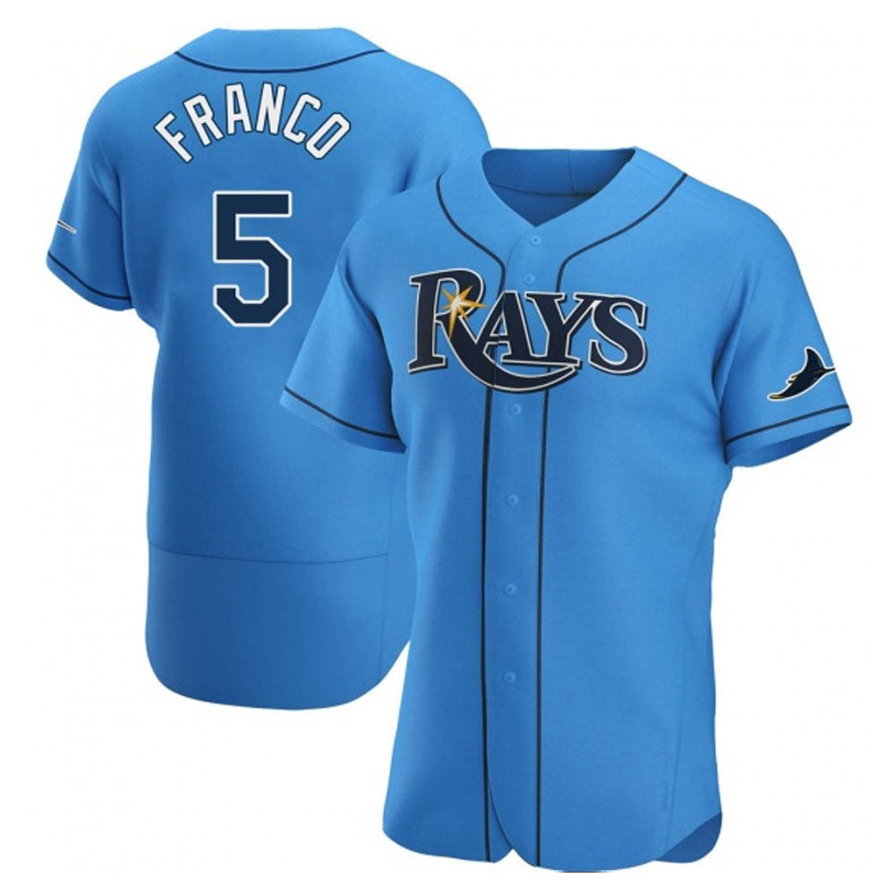 Baseball Wander Franco Tampa Bay Rays 5 Jersey