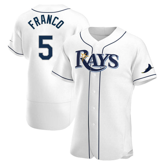Baseball Wander Franco Tampa Bay Rays 5 Jersey