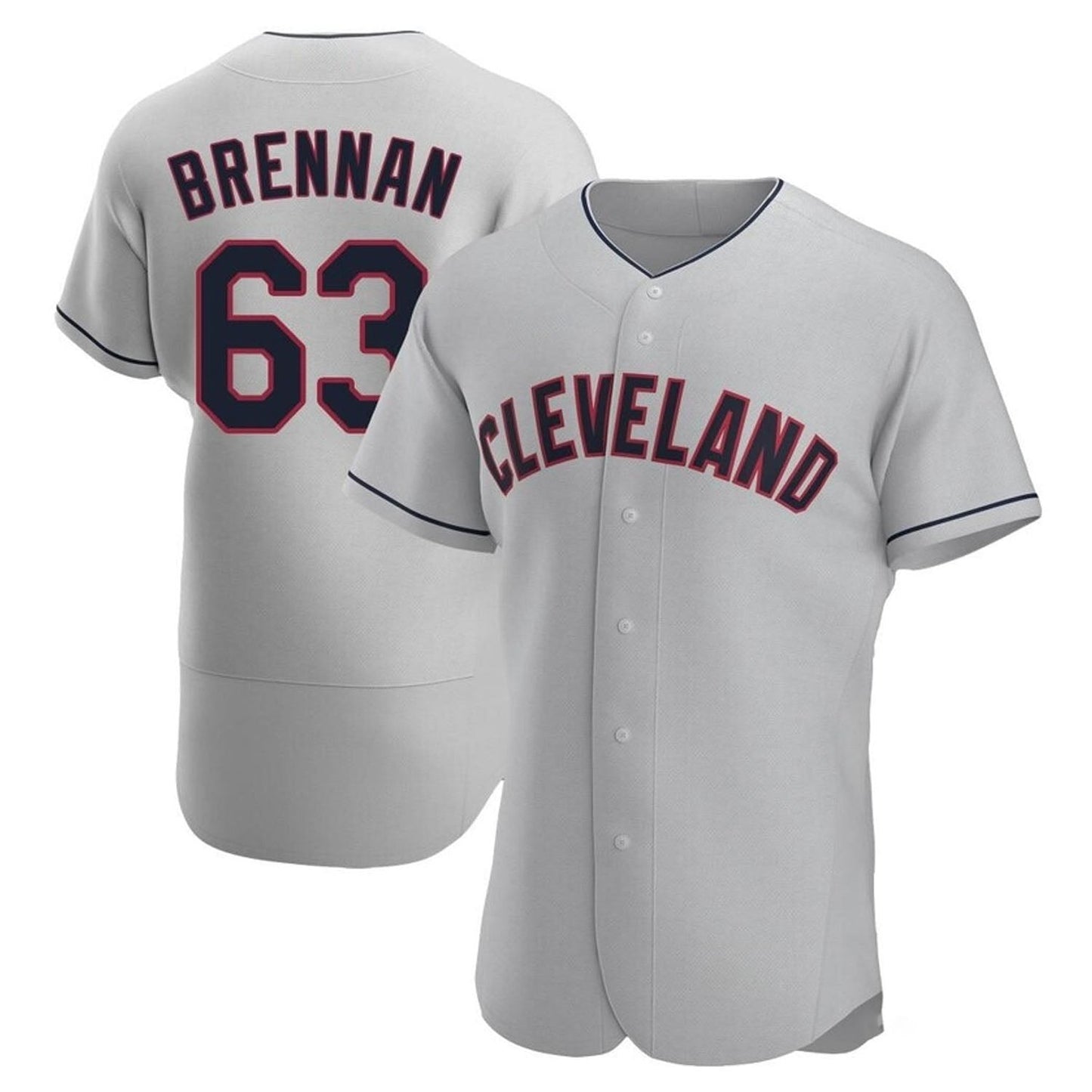 Baseball Will Brennan Cleveland Indians 63 Jersey