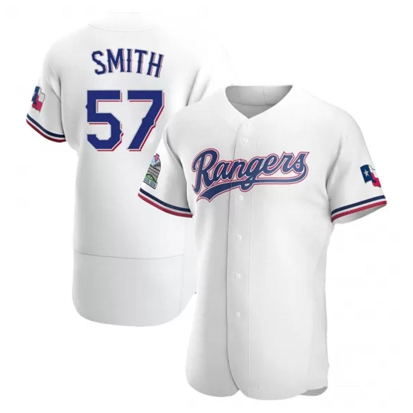 Baseball Will Smith Texas Rangers 57 Jersey