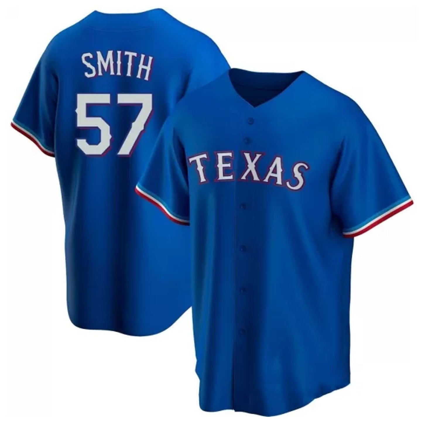 Baseball Will Smith Texas Rangers 57 Jersey