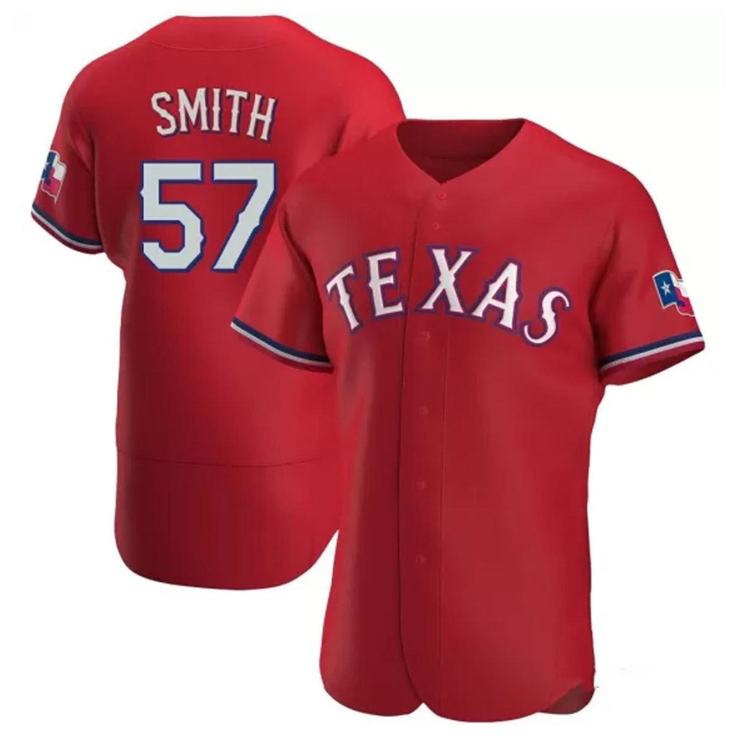Baseball Will Smith Texas Rangers 57 Jersey