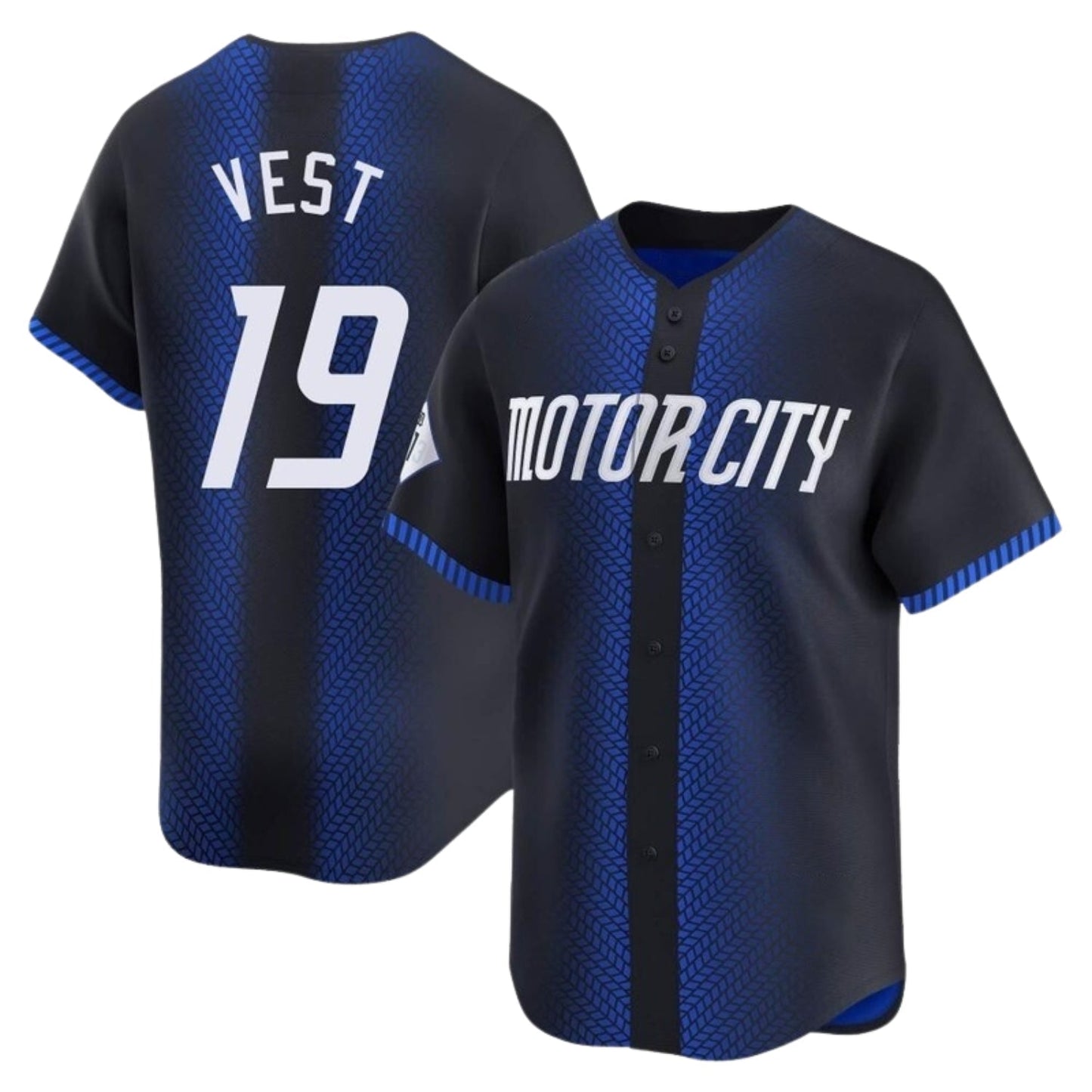 Baseball Will Vest  Detroit Tigers 19 Jersey