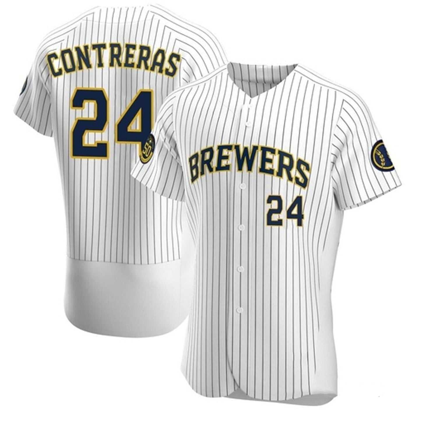 Baseball William Contreras Milwaukee Brewers 24 Jersey