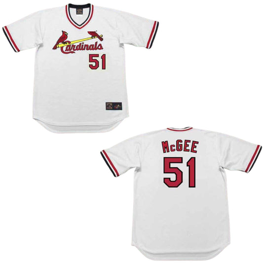 Baseball Willie Mcgee Saint Louis Cardinals 51 Jersey