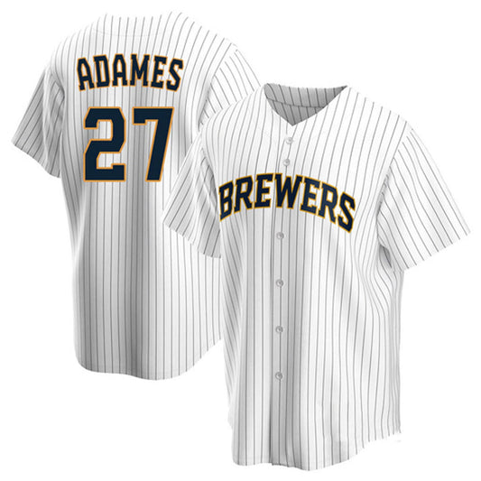 Baseball Willy Adames Milwaukee Brewers 27 Jersey