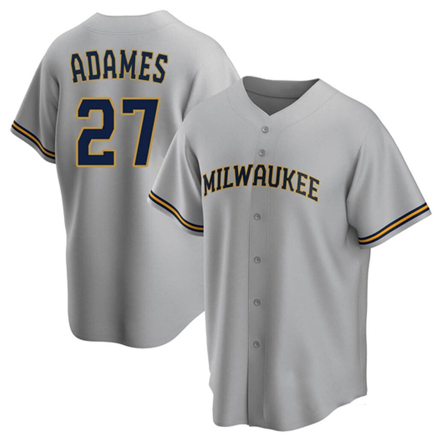 Baseball Willy Adames Milwaukee Brewers 27 Jersey