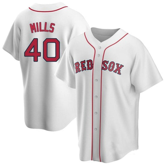 Baseball Wyatt Mills Boston Red Sox 40 Jersey