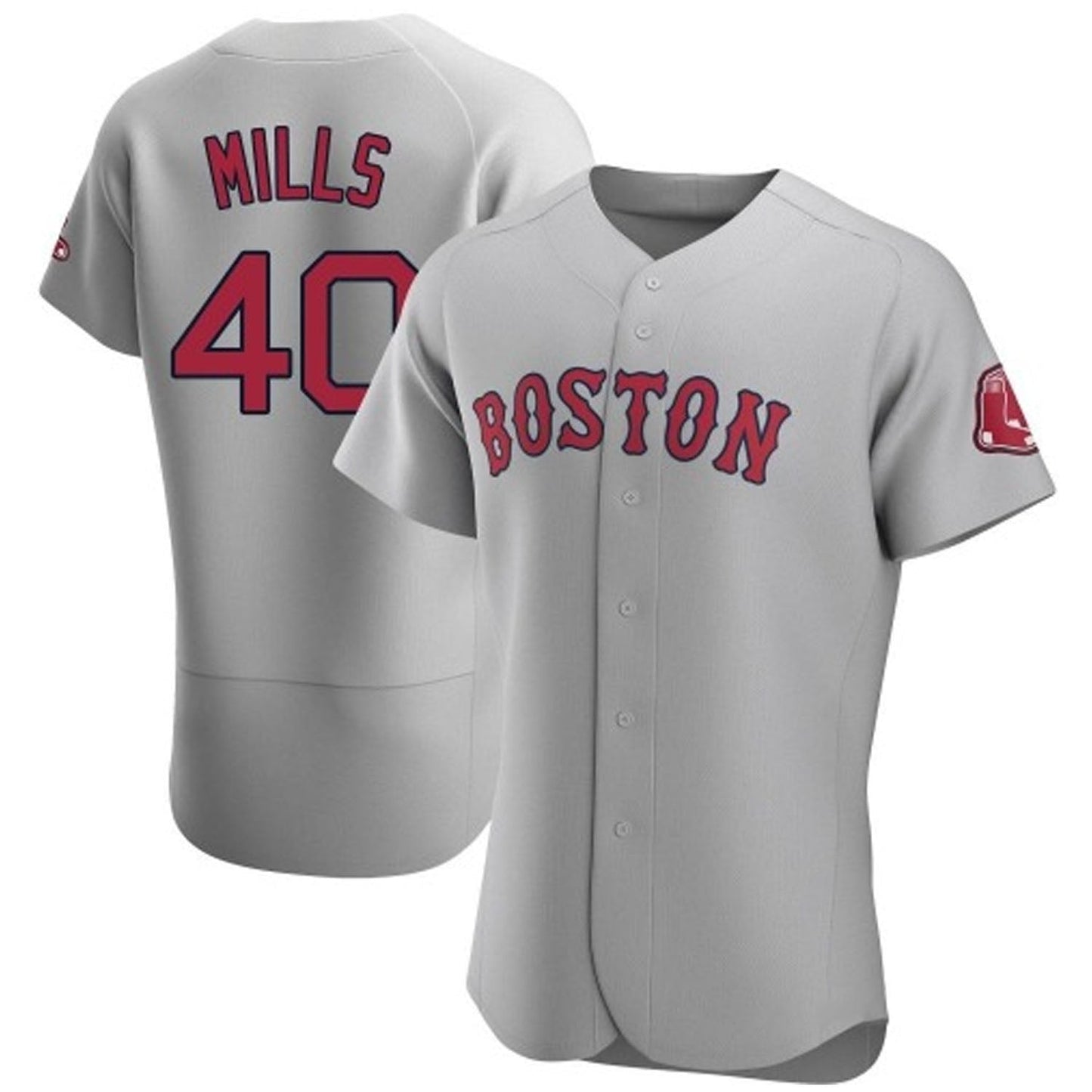 Baseball Wyatt Mills Boston Red Sox 40 Jersey