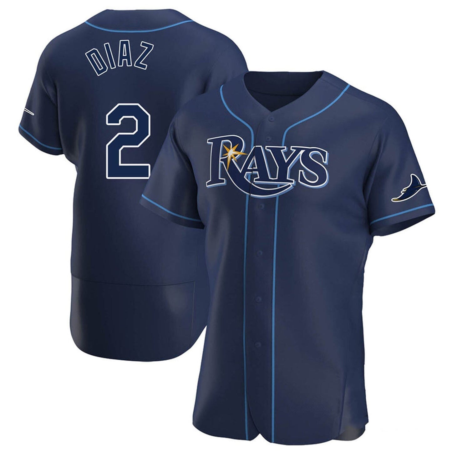 Baseball Yandy Diaz Tampa Bay Rays 2 Jersey